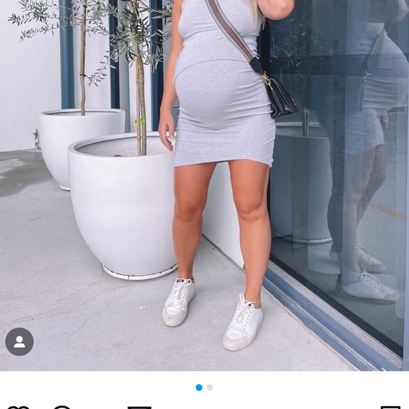 Rib Tee Dress - Picture 1 of 3